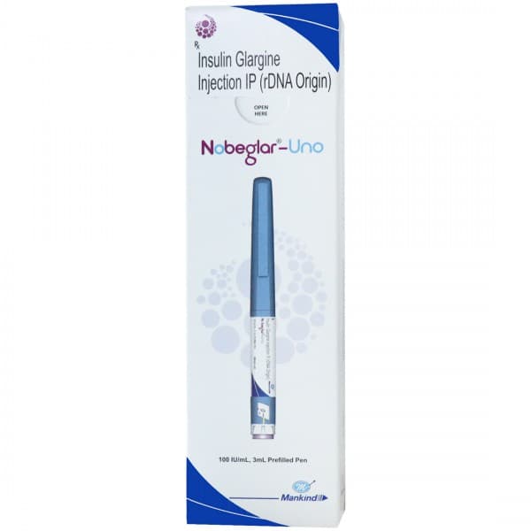 Nobeglar Uno 100 IU/ml Injection 3 ml (Pre-Filled Pen)