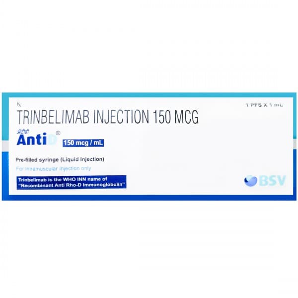 Anti D 150 mcg/ml Injection 1 ml (Pre Filled Syringe)
