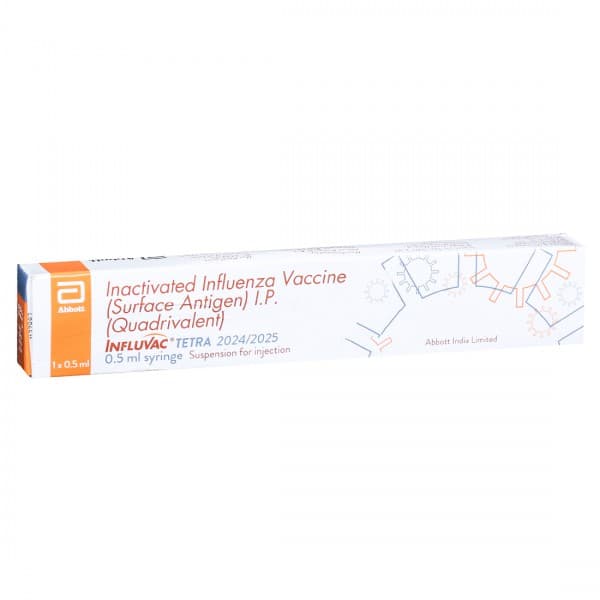 Influvac Tetra (Surface Antigen) 2024/2025 Vaccine 0.5 ml
