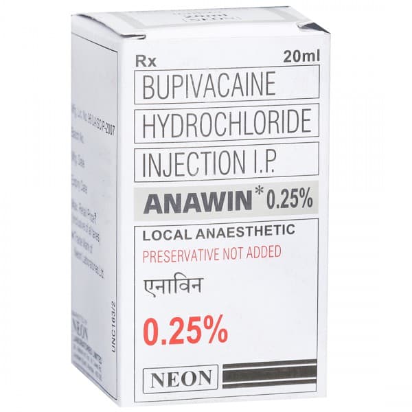 Anawin 0.25% Injection 20 ml