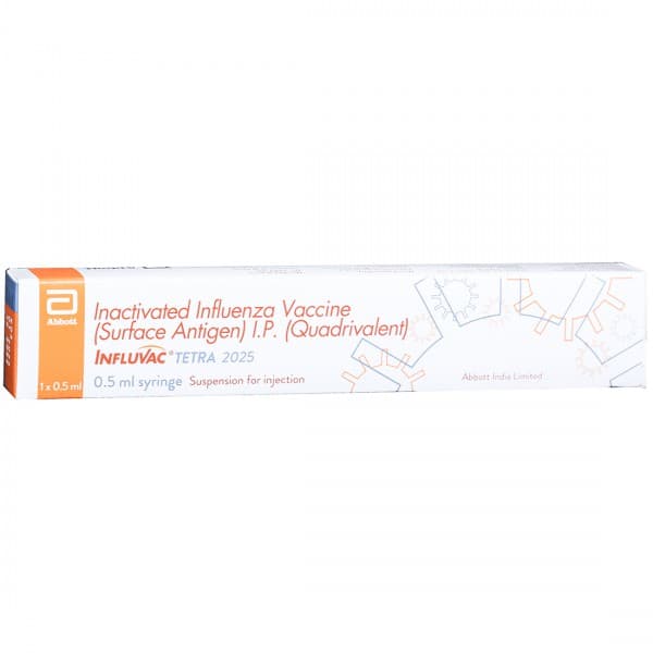 Influvac Tetra (Surface Antigen) 2025 Vaccine 0.5 ml