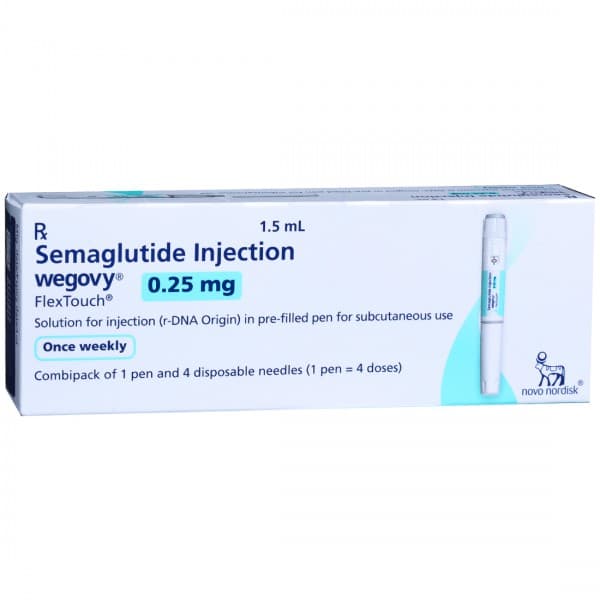 Wegovy 0.25 mg FlexTouch Injection 1.5 ml (Pen)