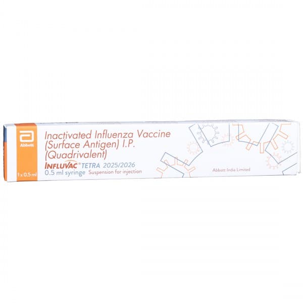 Influvac Tetra (Surface Antigen) 2025/2026 Vaccine 0.5 ml