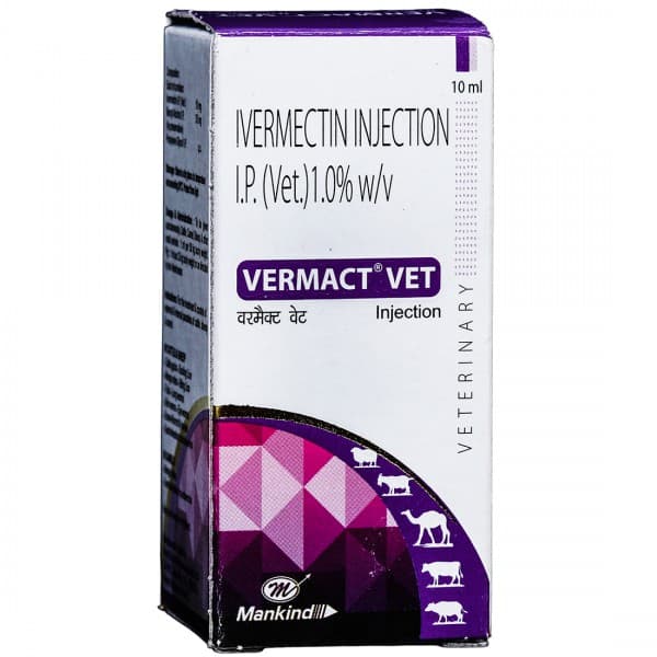 Vermact Vet Veterinary Injection 10 ml