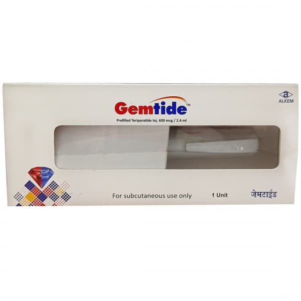 Gemtide 600 mcg/2.4 ml Pre Filled Pen Injection