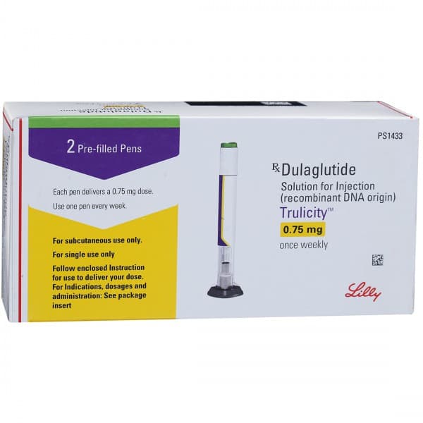Trulicity 0.75 mg Injection (2 Pens)