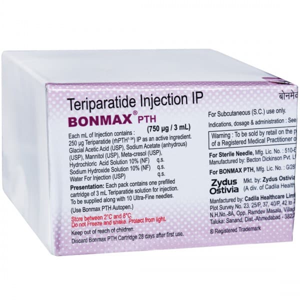Bonmax PTH 750 mcg/3 ml Injection