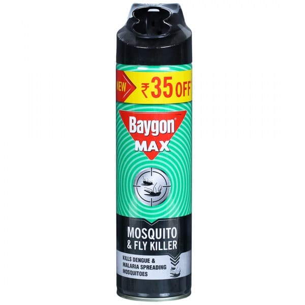 Baygon Max Mosquito & Fly Killer (Rs 35 Off) 400 ml