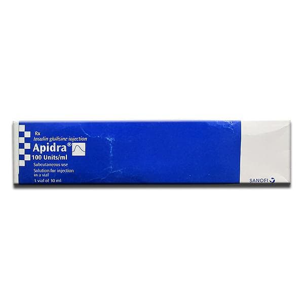 Apidra 100 Units/ml Vial 10 ml