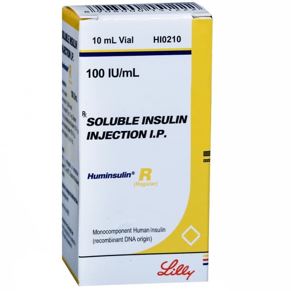 Huminsulin R 100 Iu/ml Injection Vial 10 ml