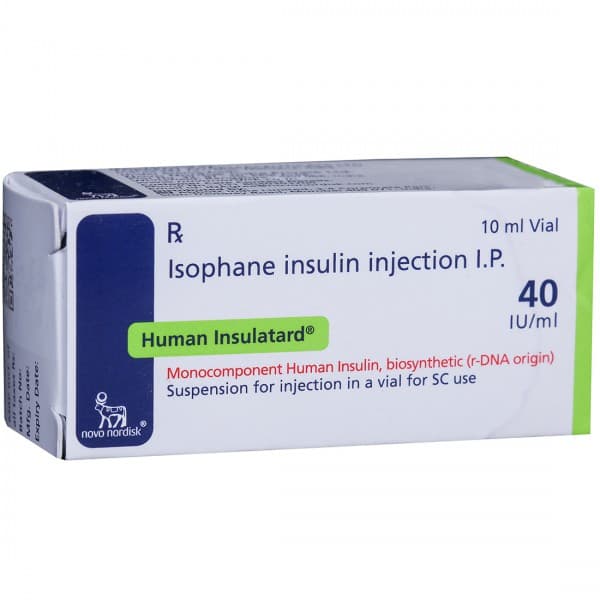 Human Insulatard 40 IU Injection 10 ml (Vial)