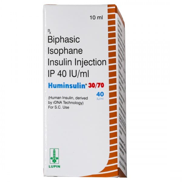Huminsulin 30/70 Injection 40 IU 10ml (Vial)