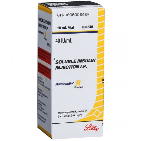 Huminsulin R 40IU Injection 10 ml (Vial)