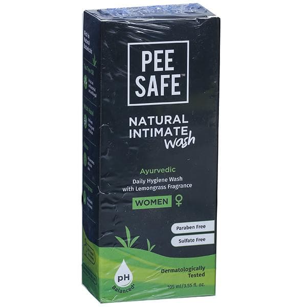 Pee Safe Natural Intimate Ayurvedic Daily Hygiene Wash For Women 105 ml