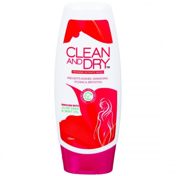 Clean And Dry Feminine Intimate Wash 189 ml
