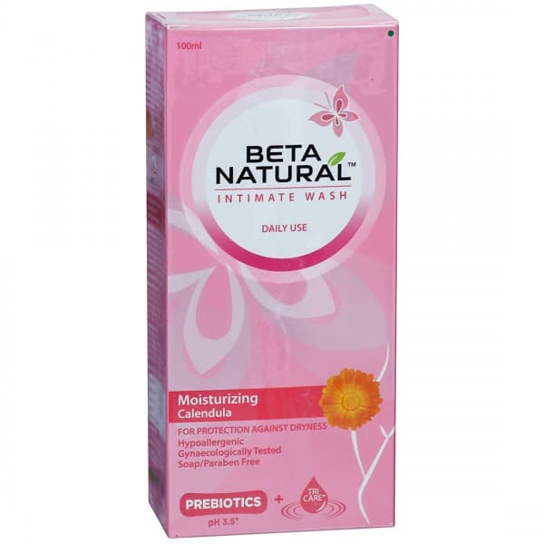 Beta Natural Intimate Wash Moisturizing Calendula 100 ml