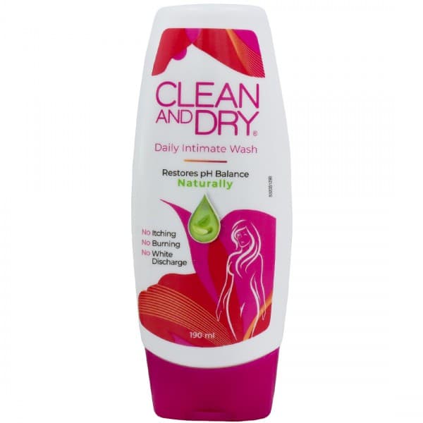 Clean And Dry Daily Intimate Wash 190 ml