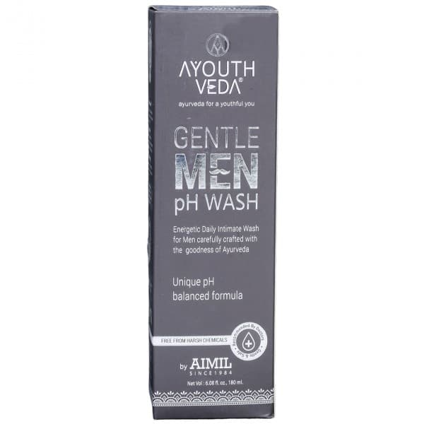 Ayouthveda Gentle Men pH Wash 180 ml
