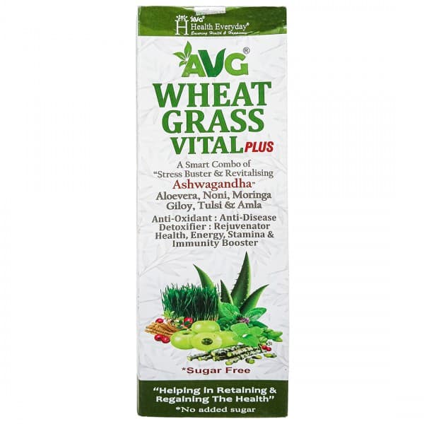 AVG Wheat Grass Vital Plus Sugar Free 500 ml