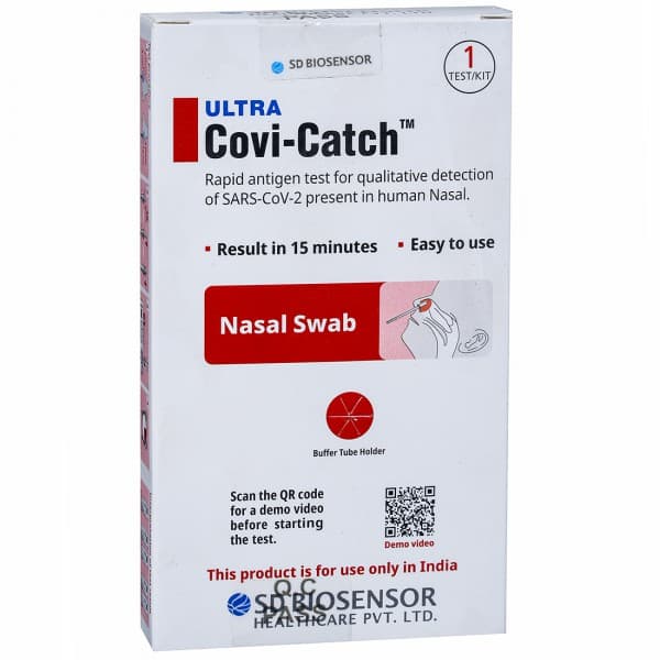 Ultra Covi-Catch Antigen Self Test Kit Pack Of 1