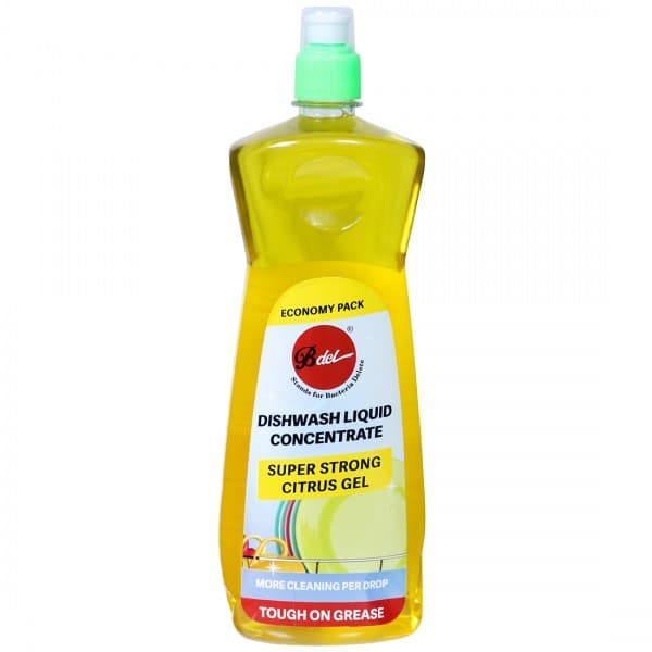 Bdel Dish Wash Liquid Concentrate Super Strong Citrus Gel 1 L