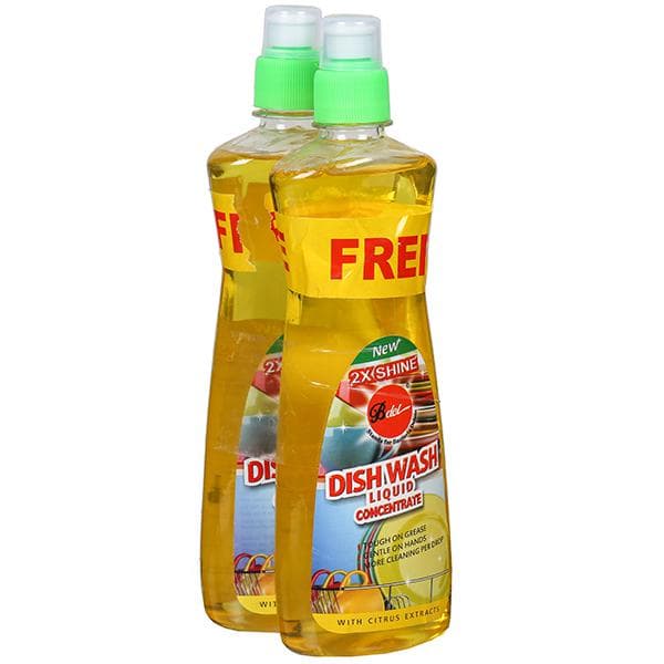 Bdel Dish Wash Liquid Concentrate Citrus (Buy 1 Get 1 Free) 2 x 500 ml