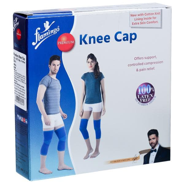 Flamingo Premium Knee Cap M Pack Of 2