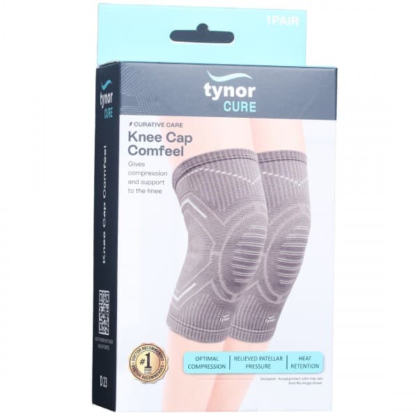 Tynor Cure Knee Cap Comfeel M Pack Of 2