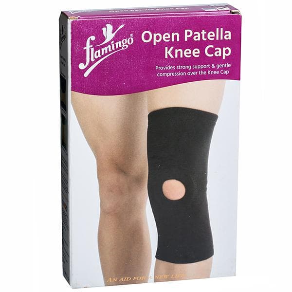 Flamingo Open Patella Knee Cap M