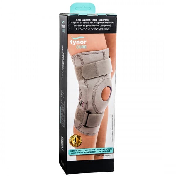 Tynor Cure Knee Support Hinged (Neoprene) M