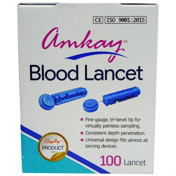 Amkay Blood Lancet Pack Of 100