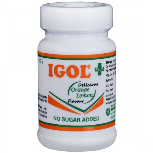 Igol Plus (Delicious Orange Lemon Flavour) No Added Sugar Husk 90 g
