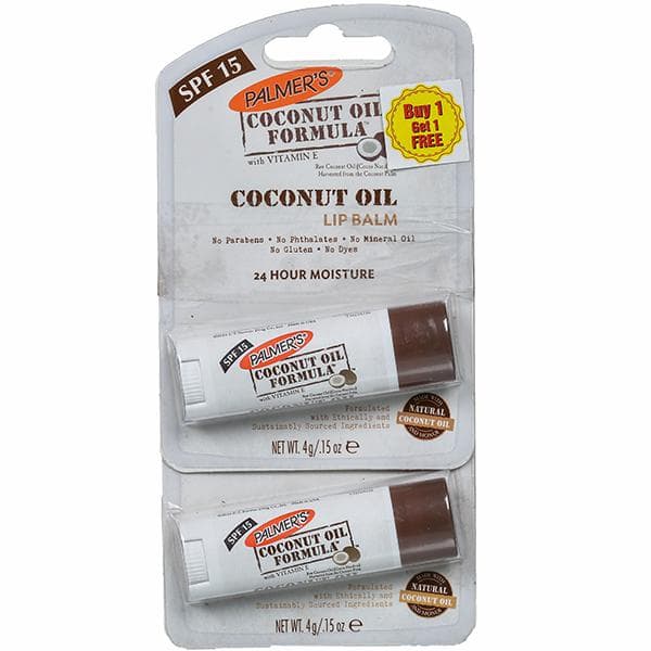 Palmers Coconut Oil Formula SPF 15 Lip Balm (Buy 1 Get 1 Free) 2 x 4 g