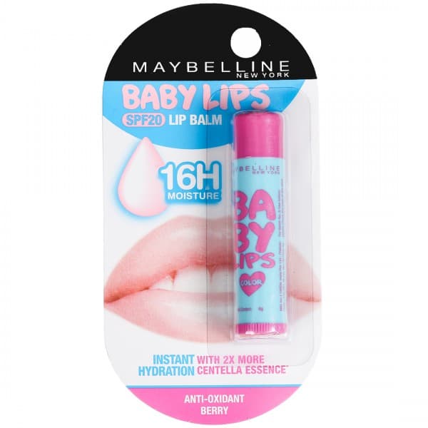 Maybelline Baby Lips Spf 20 Lip Balm Anti Oxidant Berry 4 g