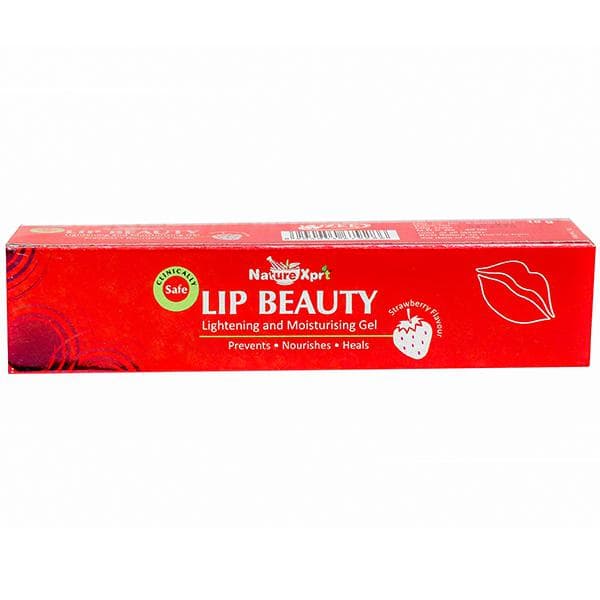 Nature Xprt Lip Beauty Lightening and Moisturising Gel Strawberry Flavour 10 g