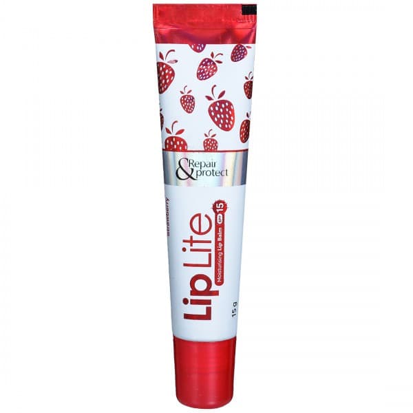 Liplite (Strawberry Flavour) Spf 15 Moisturising Lip Balm 15 g