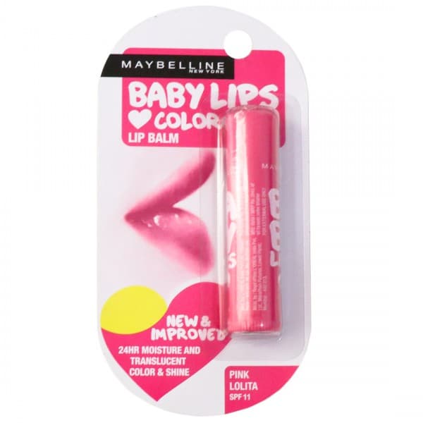 Maybelline Baby Lips Color Spf 11 Lip Balm Pink Lolita 4 g