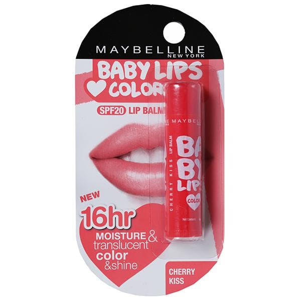 Maybelline Baby Lips Color Spf 20 Lip Balm Cherry Kiss 4 g