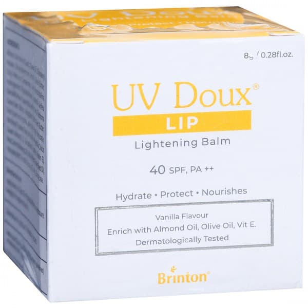 UV Doux SPF 40 PA++ Vanilla Flavour Lip Lightening Balm 8 g