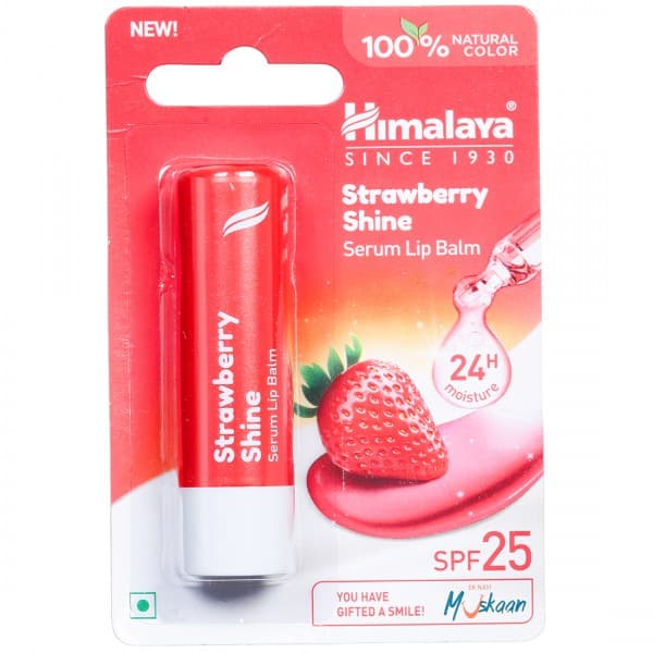 Himalaya Strawberry Shine SPF 25 Serum Lip Balm 4.5 g