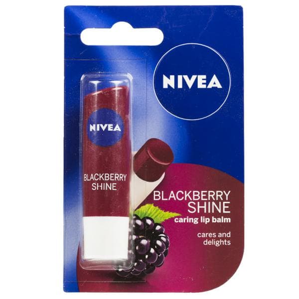 Nivea Blackberry Shine Caring Lip Balm 4.8 g