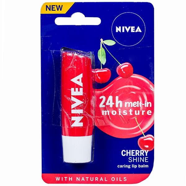 Nivea Cherry Shine Caring Lip Balm 4.8 g