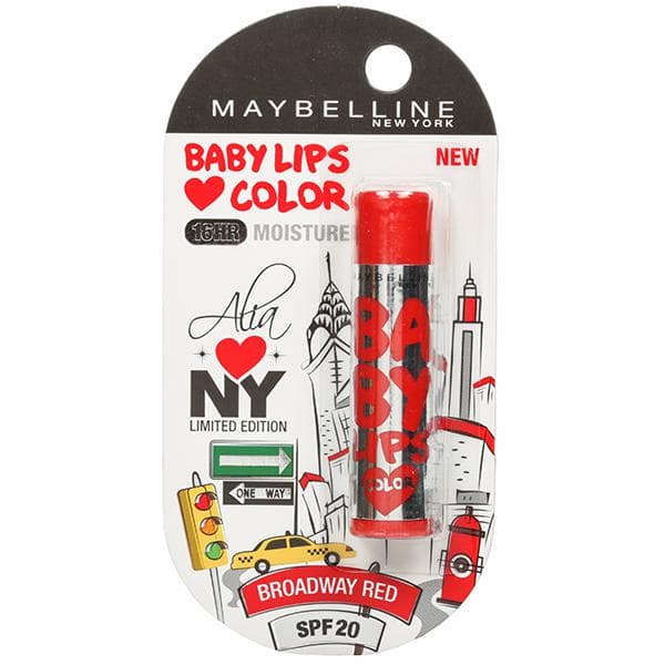 Maybelline Baby Lips Color Spf 20 Lip Balm Broadway Red 4 g