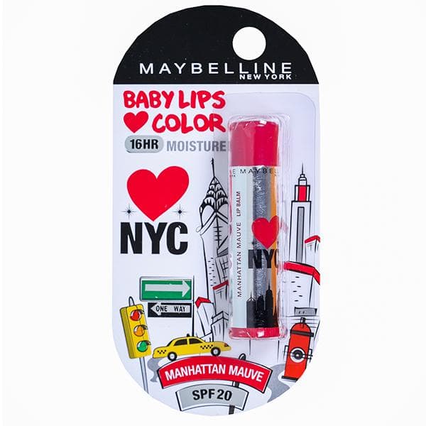 Maybelline Baby Lips Color Spf 20 Lip Balm Manhattan Mauve 4 g