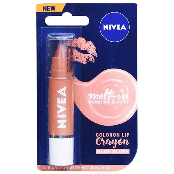 Nivea Melt in Coloron Lip Crayon Nude Blush 3 g