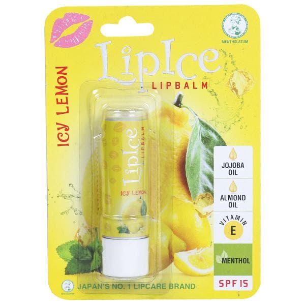 LipIce Icy Lemon Spf 15 Lipbalm 4.5 g