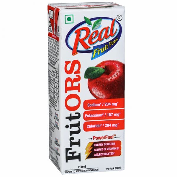 Real Fruit ORS (Apple Flavour) 200 ml