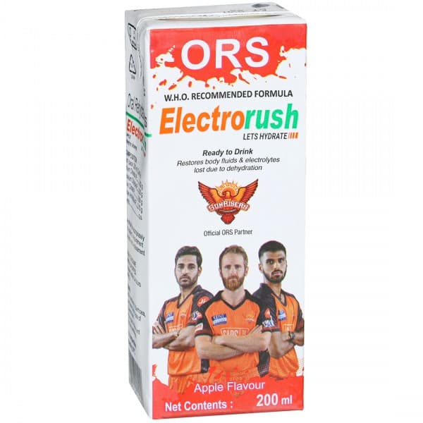 Electrorush ORS Apple Flavour 200 ml