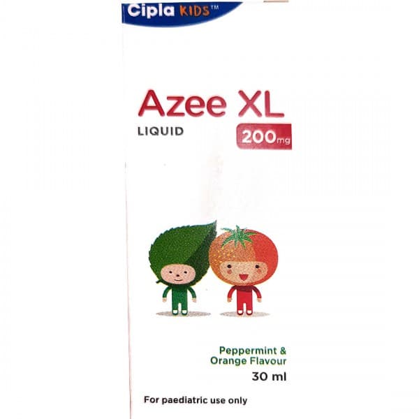 Azee XL 200 mg Pappermint & Orange Flavour Liquid 30 ml