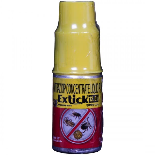 Extick 12.5% Dip Concentrate Veterinary Liquid 15 ml